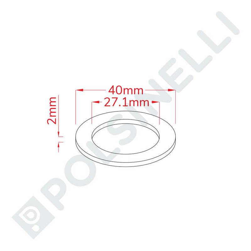 Fiber sandariklis 3/4" raudonas