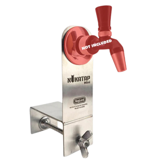 Bracket set NukaTap Mini for beer tap stainless steel