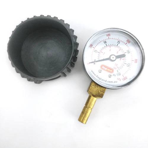 Manometrs 0-150psi 8mm ar uzgali