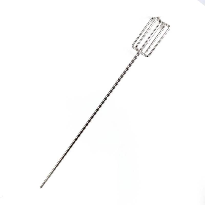 Mash stirrer 600mm 1/4" hex drive stainless steel