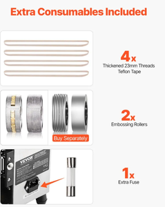 Förseglingsmaskin 6-12mm VEVOR 600W