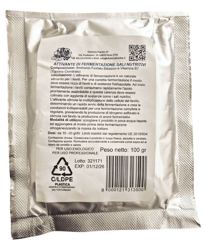Jästnäringsämne 100g Chimica Franke