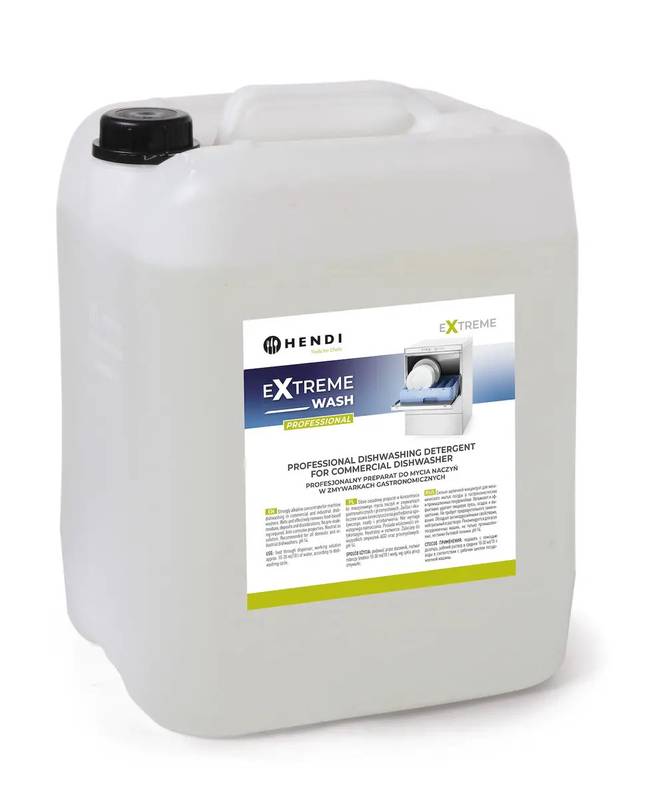 Trauku mazgāšanas līdzeklis 20L Extreme Wash Professional komerciālai trauku mazgājamai mašīnai HENDI