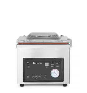 Vakuuminė kameros pakavimo mašina 330x480x(A)360mm Profi Line sandarinimo juosta 260mm 230V/370W HENDI