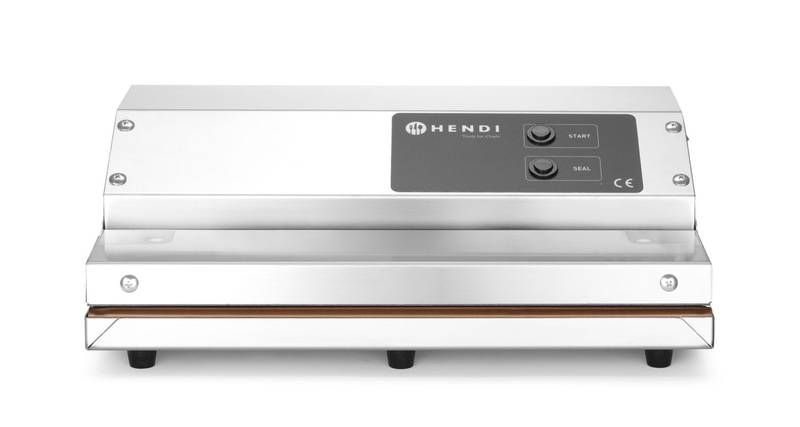 Vakuuma iepakošanas mašīna 370x260x(H)130mm Kitchen Line blīvēšanas josla 350mm 230V/250W HENDI