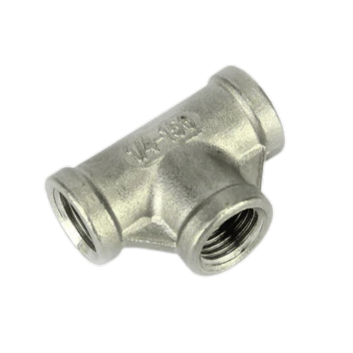 Trikojis 1/4" BSP lygus nerūdijantis plienas
