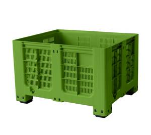 Pamatnes kaste perfobox 700L pelēka 4 pēdas 120x100xH79cm
