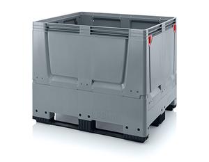 Konteiners ar atveramām malām 700L 120x100xh100cm