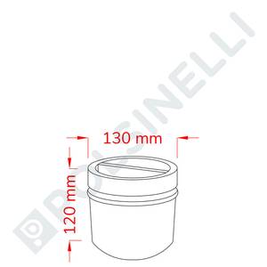 Glass jar 106 ml (28 pcs)
