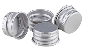 Metal cap 18mm GL18 silver