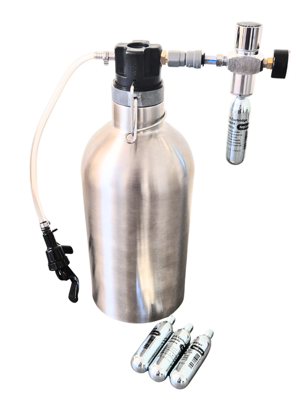 Behållare dryckesbehållare Growler 2L tappkranssats