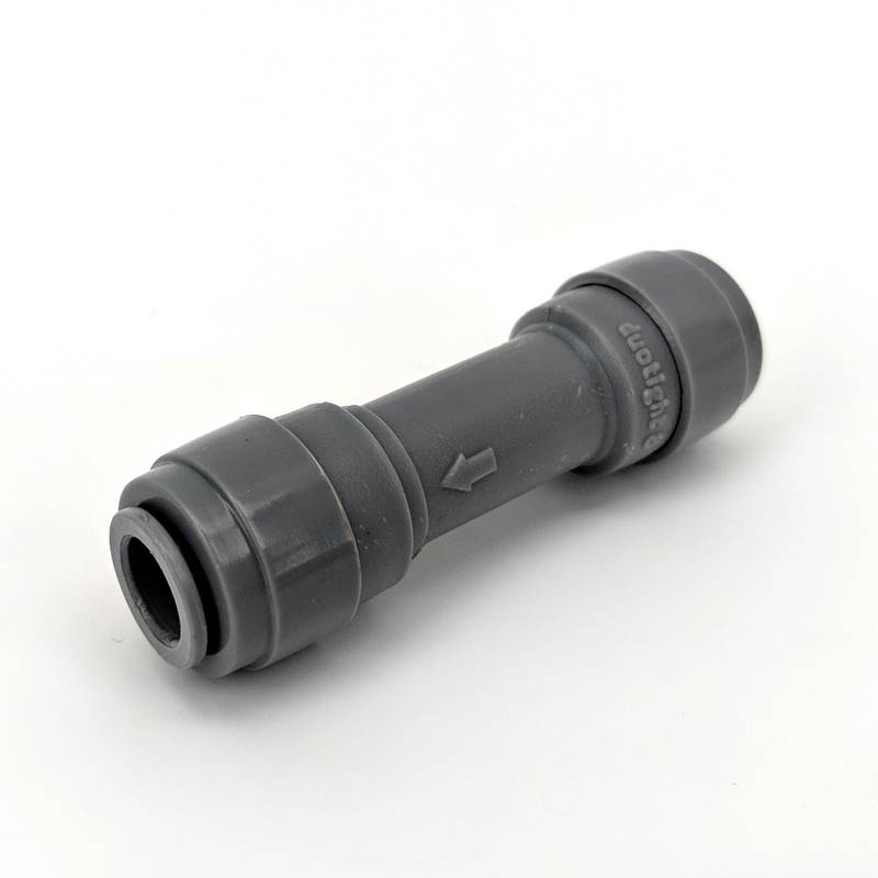 Pikaliitin 8mm Duotight takaiskuventtiilillä