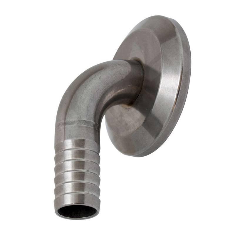 Bogen 40mm für 30mm Schlauchtülle Garolla Edelstahl