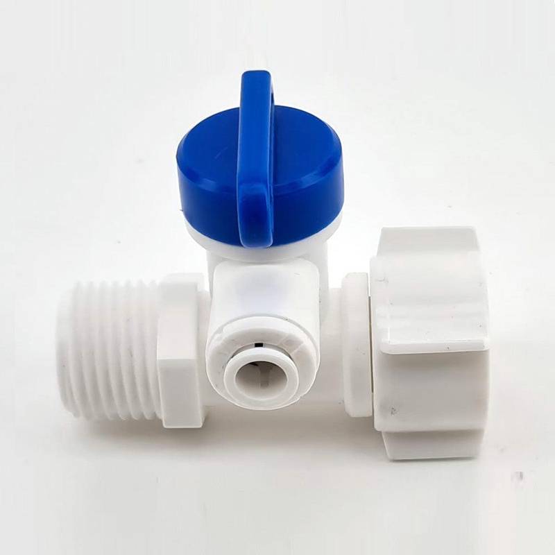 Venttiili suodatusjärjestelmälle DuoTight 6,35 mm (1/4") ulko-sisäkierre