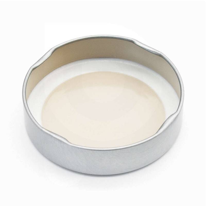 Glass jar 106ml – silver high flip cap (24pcs)