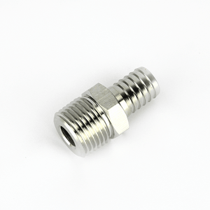 Hose barb 13mm 1/2" BSP male stainless steel