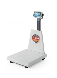 LCD platform scale with a column and legalisation EKO+ line 300kg TEM 500x700x(H)940mm