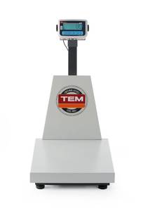 LCD platform scale with a column and legalisation EKO+ line 300kg TEM 500x700x(H)940mm