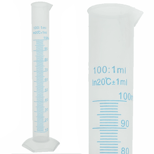 Messzylinder 100ml Polypropylen 1ml Graduierung