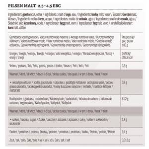Belgomalt Pilsen 2,5 - 4,5 EBC in der Bierstadt