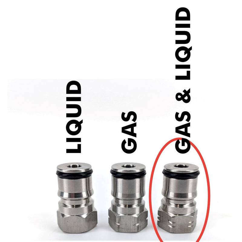 Connector ball-lock universal (gas, liquid)