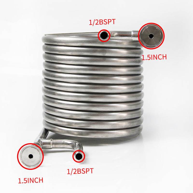 Jahutustoru Coolossus Gen2 1,5" TC virdeühendus 1/2" veeühendus vastuvoolu