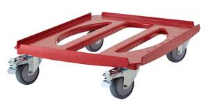 Cart Camdolly 710x510x(H)167mm Cambro for Cam GoBox 4060 insulated carriers red