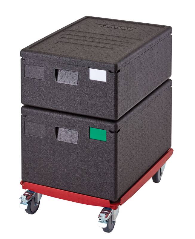 Cart Camdolly 710x510x(H)167mm Cambro for Cam GoBox 4060 insulated carriers red