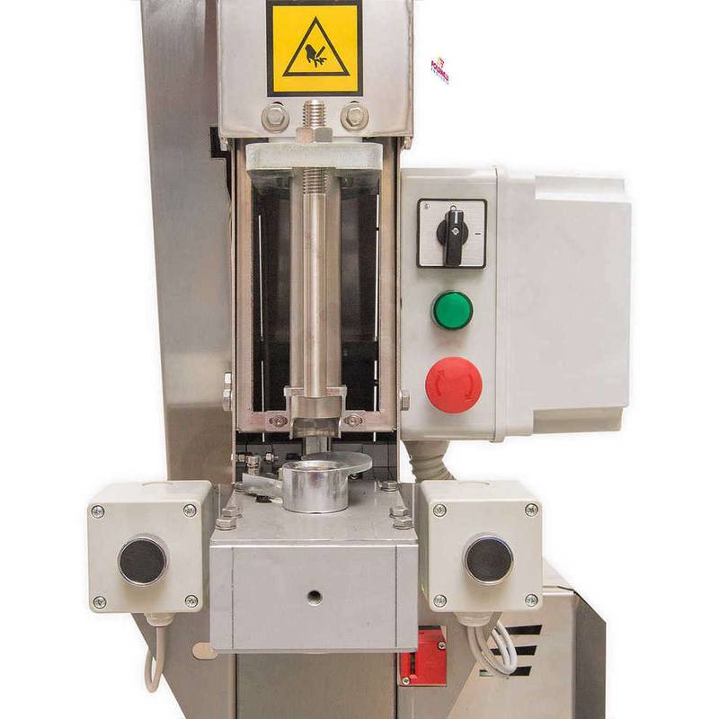 Halbautomatische Verkorkungsmaschine P450 mit Wagen und Stickstoffinjektion