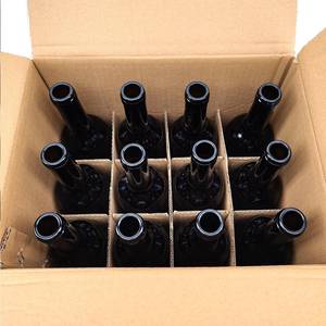 Flaschenset 750ml (12 Stück) Wein mit Korken und Schrumpfhülsen