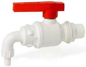 Kuulkraan 1" plast, mahutitele