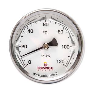 Termomeeter 0-120°C mahutile 65mm AISI 304