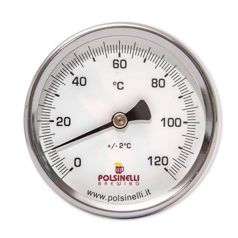 Termomeeter 0-120°C mahutile 65mm AISI 304