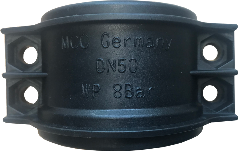 Šļūtenes drošības skava DN25-6 36-39mm plastmasa 2gab
