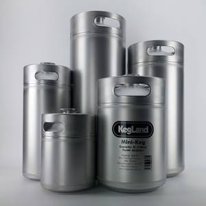 Olutkegi (Mini Keg) 10L ruostumaton teräs