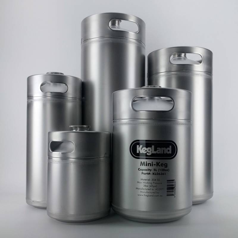 Olutkegi (Mini Keg) 10L ruostumaton teräs