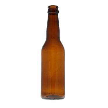 Stiklinis butelis 0,33L rudas long-neck (50vnt.)