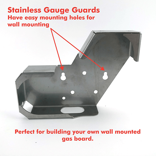 Gauge protector for MK4 regulator stainless steel