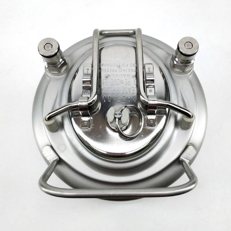 Säiliö 2L Ball Lock ruostumaton teräs