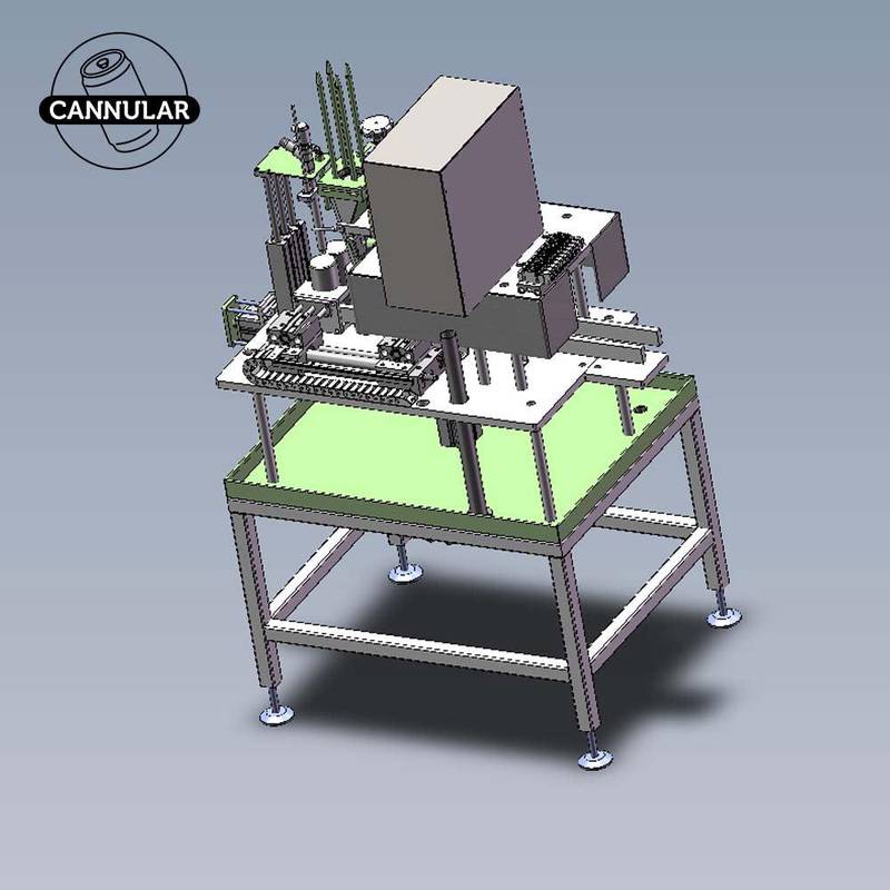 Monoblock vollautomatische Dosenlinie Cannular einspurig