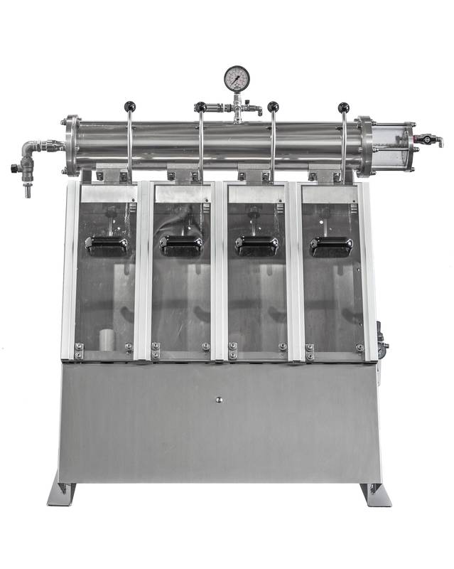 Isobarer Abfüller CEM für 4 Flaschen 200pdl/h 5bar
