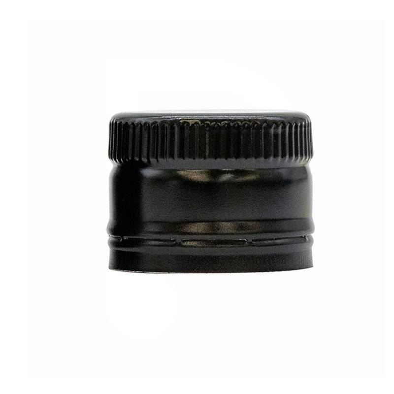 Korkki 31,5mm kierteettömällä tipansieppari musta (2800 kpl)