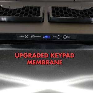 Kegeratorius Series X Plus EU su ratukais 2x lašų padėklais CO2 baliono laikikliu