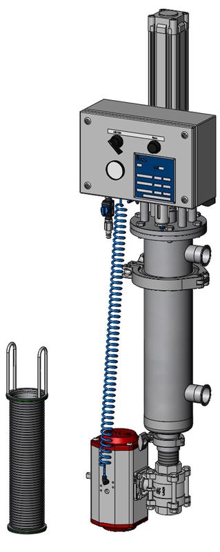 Självrengörande automatiskt filter FMC-FB-3 10 3,8m3/h 50-3000μm