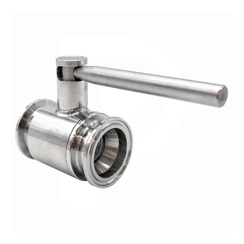 Lodveida vārsts 1"1/2 DN25 clamp nerūsējošais tērauds
