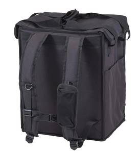 Insulated foldable backpack 40L Cambro with removable compartment black 355x280x(H)430mm