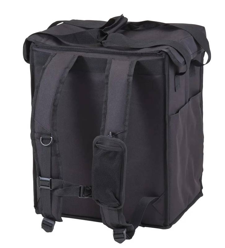 Insulated foldable backpack 40L Cambro with removable compartment black 355x280x(H)430mm
