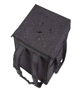 Insulated foldable backpack 78L Cambro with removable compartment black 355x380x(H)430mm