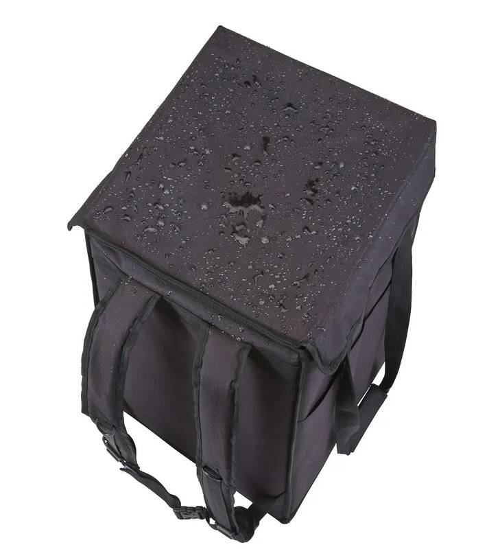Insulated foldable backpack 78L Cambro with removable compartment black 355x380x(H)430mm