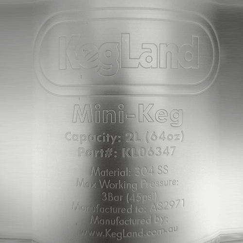 Minitynnyri 2L ruostumaton teräs
